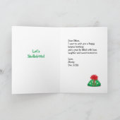 Happy Birthday Card mit Schildkröte Karte (Innenseite)