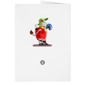 Happy Birthday Card Moderner Kuh Spaß (Hinten)
