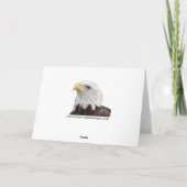 Happy Birthday Card Osprey Karte (Rückseite)