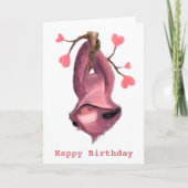 Happy Birthday Card Playful Sloth - Lächeln Karte (Vorderseite)
