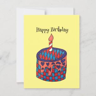 Happy Birthday Card Postkarte