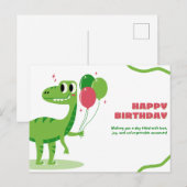 Happy Birthday Card Postkarte (Vorne/Hinten)