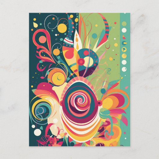 Happy Birthday Card Postkarte (Vorderseite)