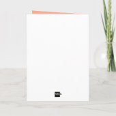 Happy Birthday Card - Red Robot Mech Karte (Rückseite)