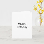 Happy Birthday Card (Sarcastic) Karte (Gelbe Blume)