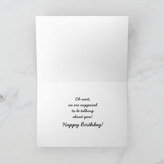 Happy Birthday Card, Spaß Funny Karte (Innenseite)