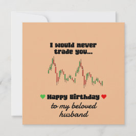 Happy Birthday Card - Trader Birthday Liebe Feiertagskarte