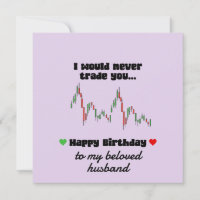 Happy Birthday Card - Trader Birthday Liebe