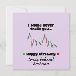 Happy Birthday Card - Trader Birthday Liebe Feiertagskarte