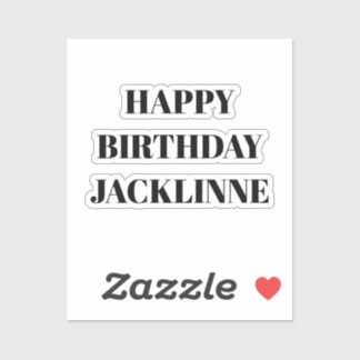 Happy Birthday Card You Can Use In All Contextes Aufkleber