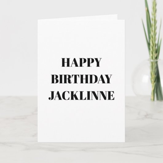 Happy Birthday Card You Can Use In All Contextes Karte (Vorderseite)