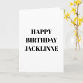 Happy Birthday Card You Can Use In All Contextes Karte (Gelbe Blume)