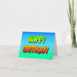 HAPPY BIRTHDAY CARDS KARTE