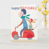 Happy Birthday Cards Karte (Gelbe Blume)