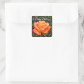 Happy Birthday Caribbean Rose #2 Stickers (Tasche)