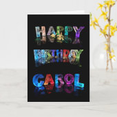 Happy Birthday Carol Card Karte (Gelbe Blume)