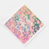 Happy Birthday #Carol Party napkins von DAL Serviette (Ecke)