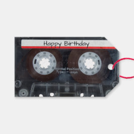 Happy Birthday Cassette Tape Geschenkanhänger