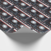 Happy Birthday Cassette Tape Geschenkpapier (Ecke)