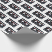 Happy Birthday Cassette Tape Geschenkpapier (Ecke)