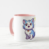 Happy Birthday Cat Coffee Mug – Cute Gift for Cat  Tasse (Vorderseite Links)