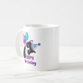 Happy Birthday Cat Kaffeetasse (Vorderseite Links)
