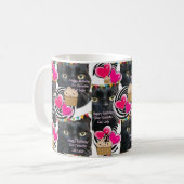 Happy Birthday Cat Lady Tasse (Vorderseite Links)