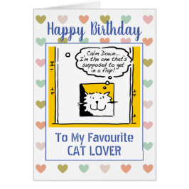 Happy Birthday Cat Lover