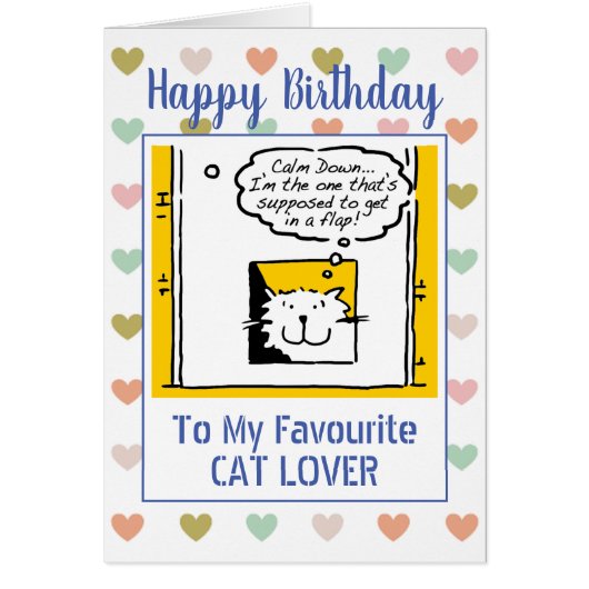 Happy Birthday Cat Lover (Vorne)