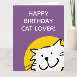 Happy Birthday Cat Lover Card Karte