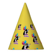 Happy Birthday Cat Partyhütchen (Rechts)