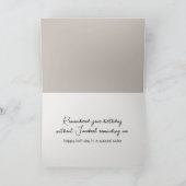 Happy Birthday Cats for Sister Karte (Innenseite)