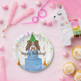 Happy Birthday Cavalier King Charles Spaniel Cake Pappteller