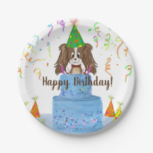 Happy Birthday Cavalier King Charles Spaniel Cake