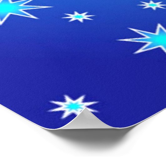 Happy Birthday Celebration Balloons Poster (Ecke)