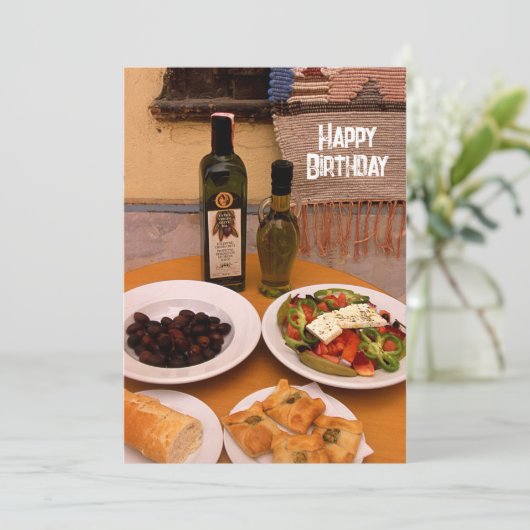 Happy Birthday Celebration Card (Stehend Vorderseite)