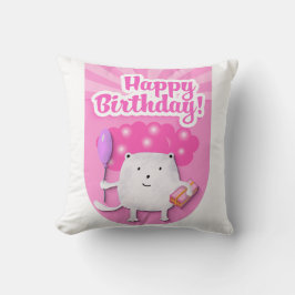 Happy Birthday Celebration Design Kissen