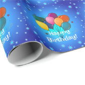 Happy Birthday Celebration Geschenkpapier (Rolleneckpunkt)