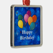 Happy Birthday Celebration Ornament Aus Metall (Rechts)