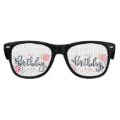 Happy Birthday Celebration Partybrille (Vorderseite)