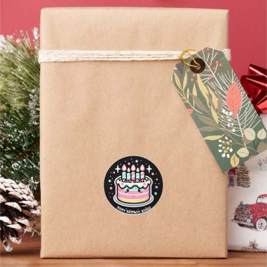 Happy Birthday Celebration Personalisiert Stickers (Feiertag)