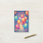 Happy Birthday Celebration Post-It Notes Klebezettel (Auf Schreibtisch)