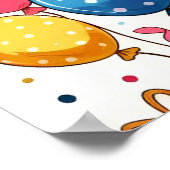 Happy Birthday Celebration Poster (Ecke)