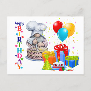 Happy Birthday Celebration Postkarte