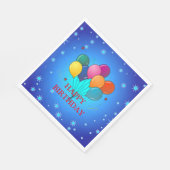 Happy Birthday Celebration Serviette (Ecke)