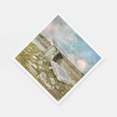 Happy Birthday Celtic Ruins Serviette (Ecke)