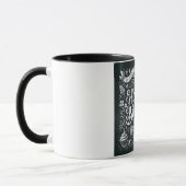 Happy Birthday Chalkboard Vintage Kunst Tasse (Links)