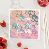 Happy Birthday #Charlotte Party Servietten von DAL (Beispiel)