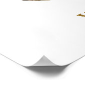 Happy Birthday Cheers To 50 Years Photo Collage Poster (Ecke)