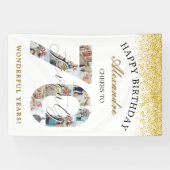 Happy Birthday Cheers To 70 Years Photo Collage Banner (Horizontal)